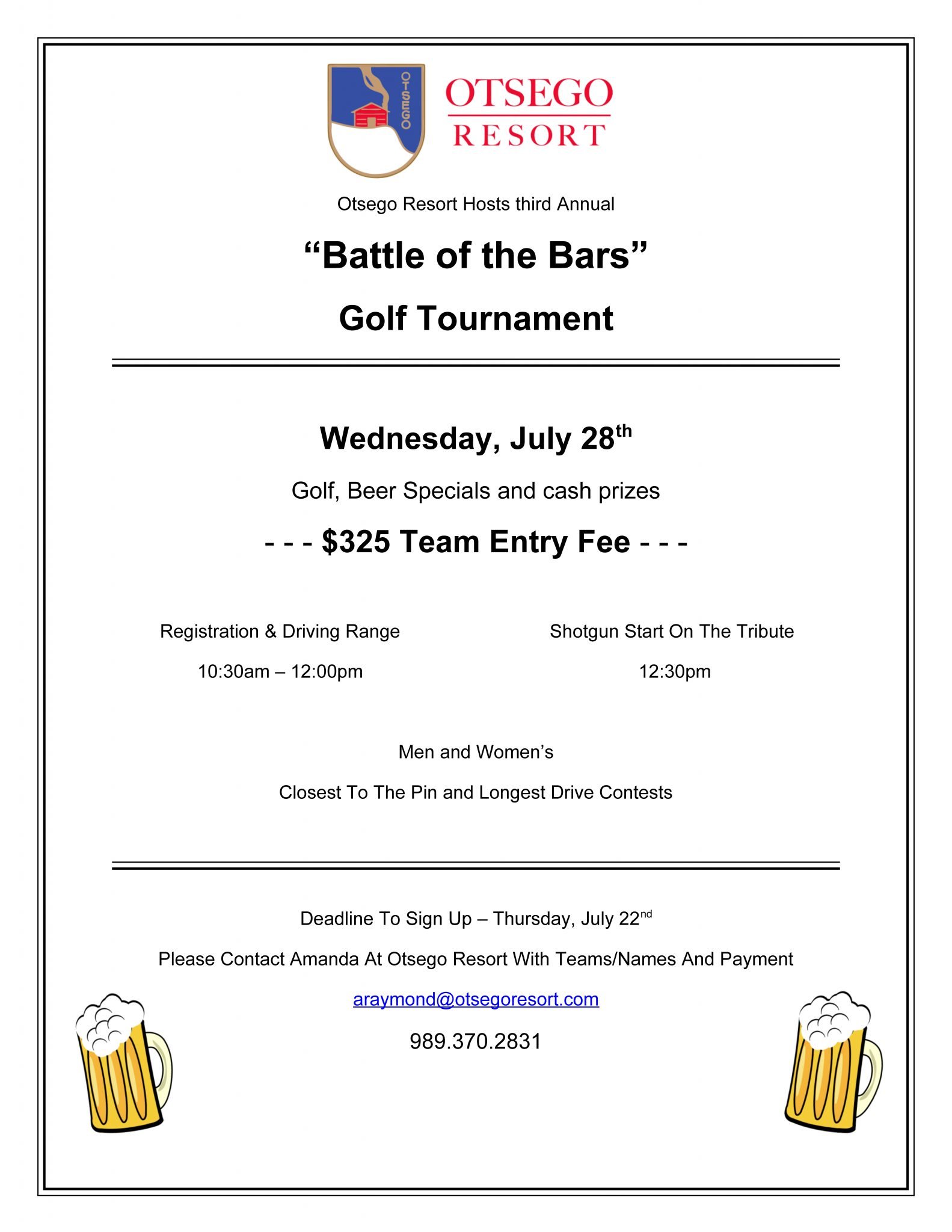 Battle of the Bars Otsego Resort